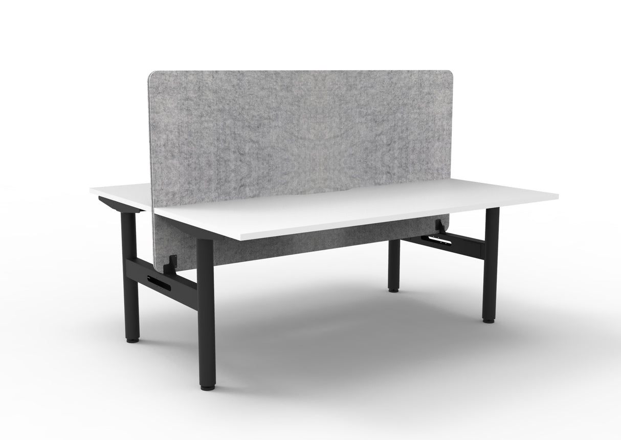 RL Halo Static Back to Back 2 User Workstation with Eco Panel Screen