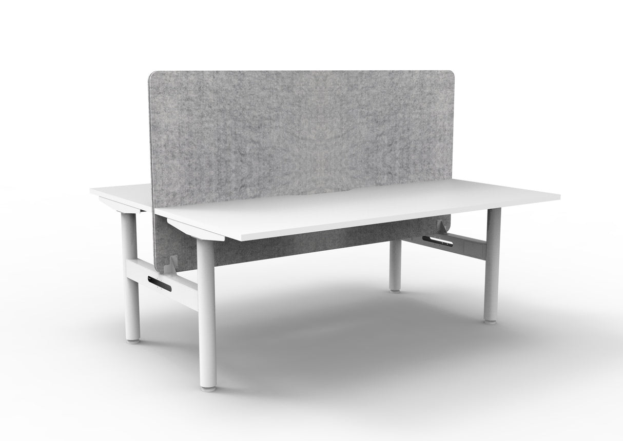 RL Halo Static Back to Back 2 User Workstation with Eco Panel Screen