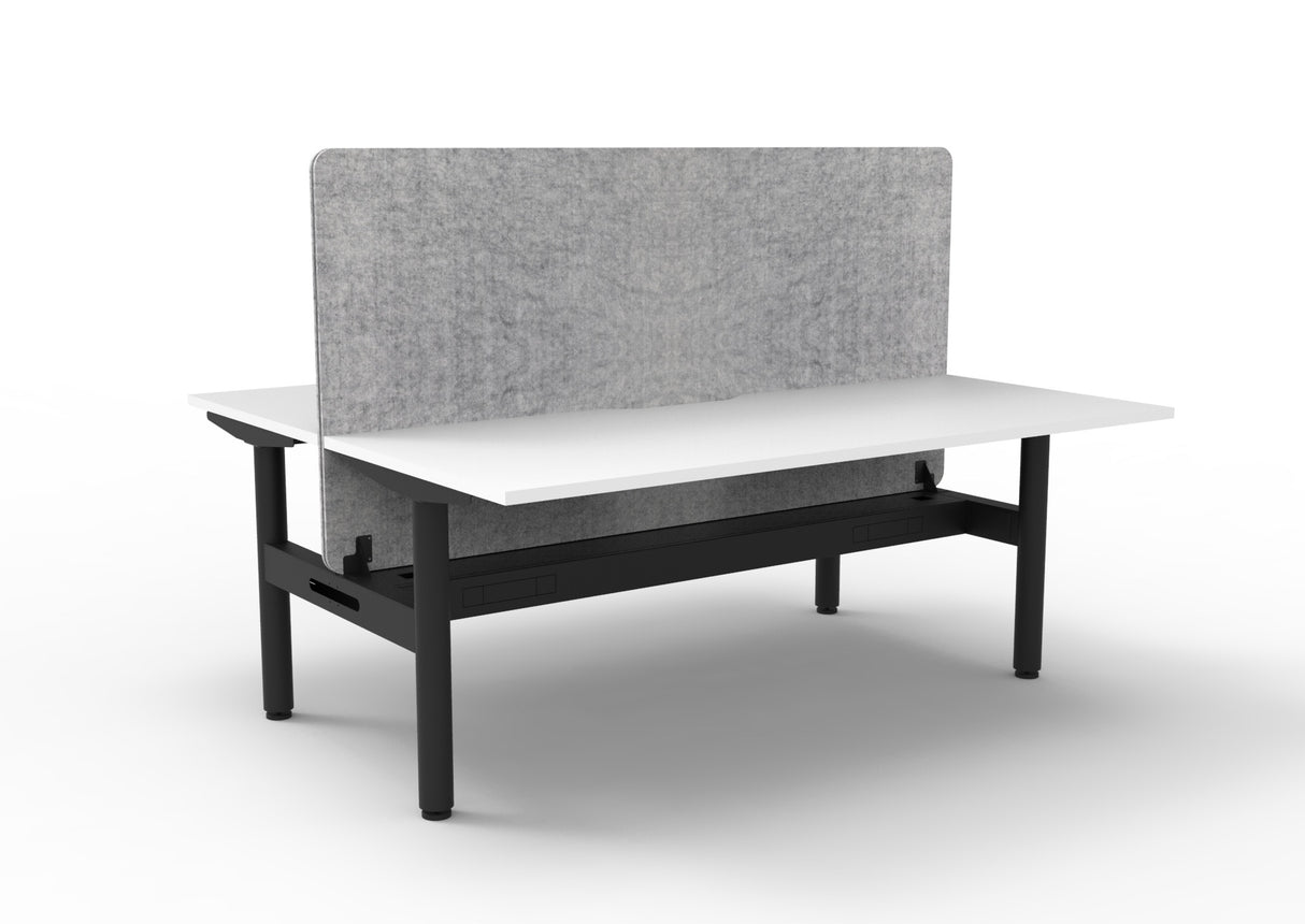 RL Halo Static Back to Back 2 User Workstation with Eco Panel Screen