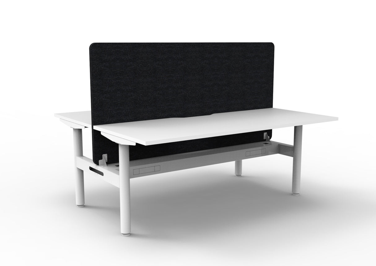 RL Halo Static Back to Back 2 User Workstation with Eco Panel Screen