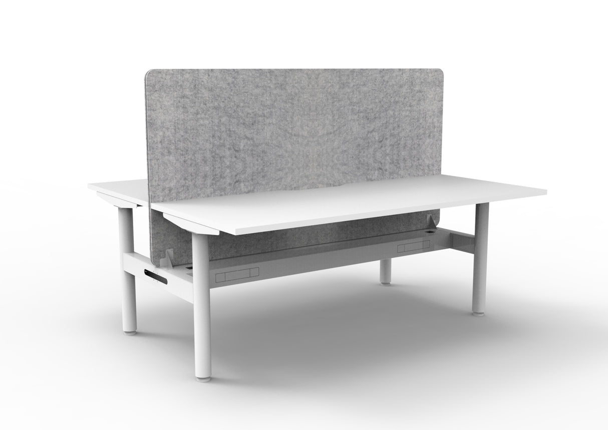 RL Halo Static Back to Back 2 User Workstation with Eco Panel Screen