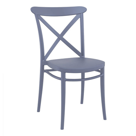 FL Cross Back Hospitality Outdoor Chair