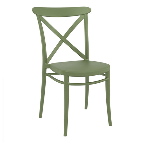 FL Cross Back Hospitality Outdoor Chair
