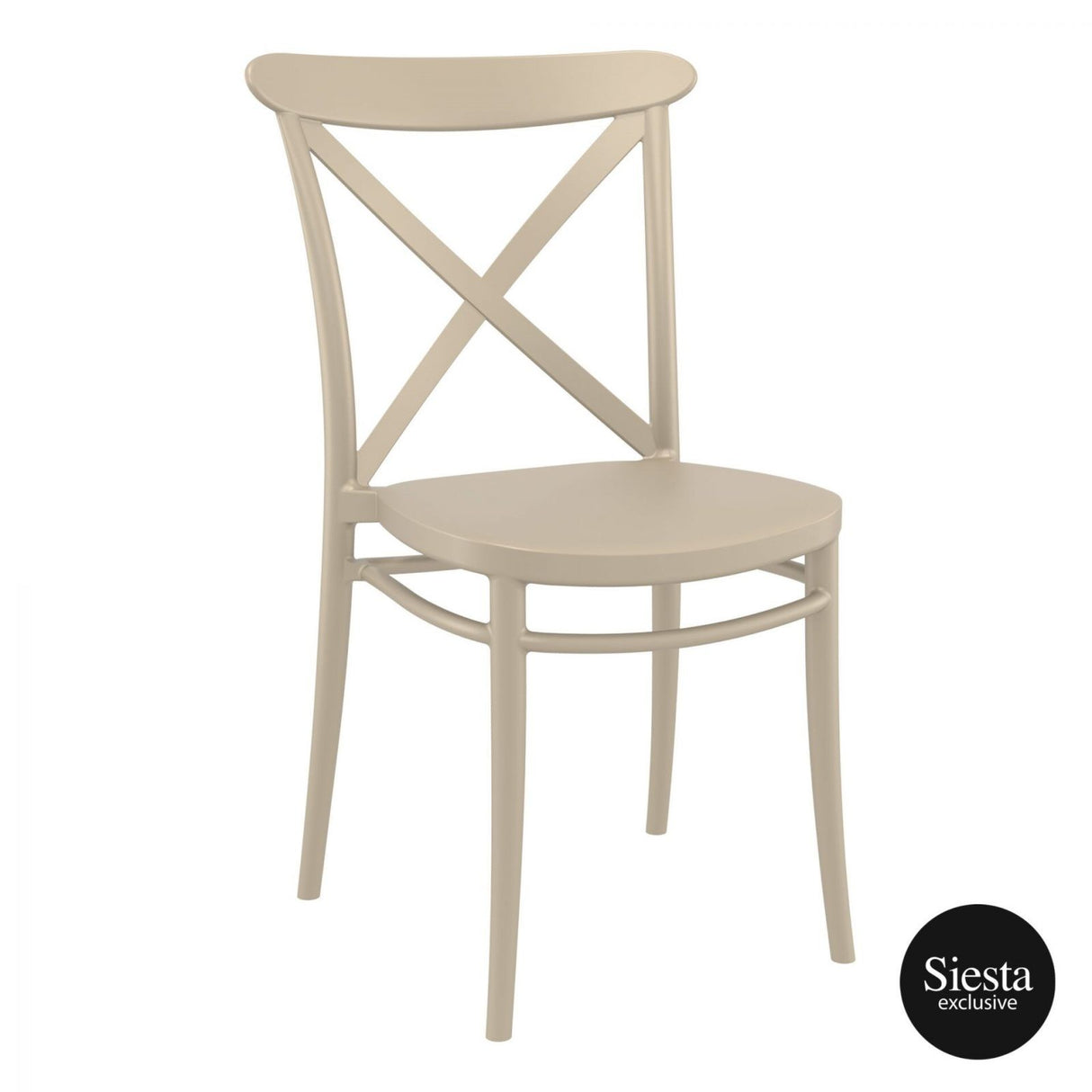 FL Cross Back Hospitality Outdoor Chair