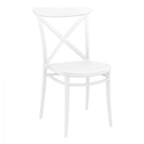 FL Cross Back Hospitality Outdoor Chair