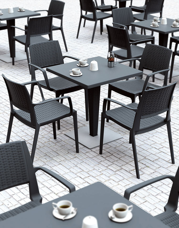 FL Capri Hospitality Outdoor Stackable Armchair