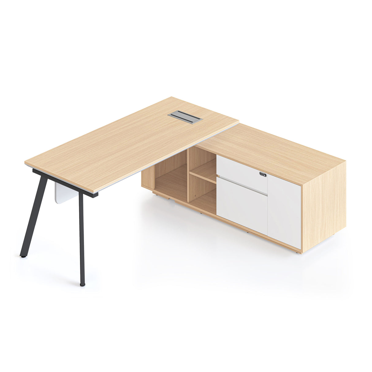 RL Casa Executive Desk with Return Cabinet