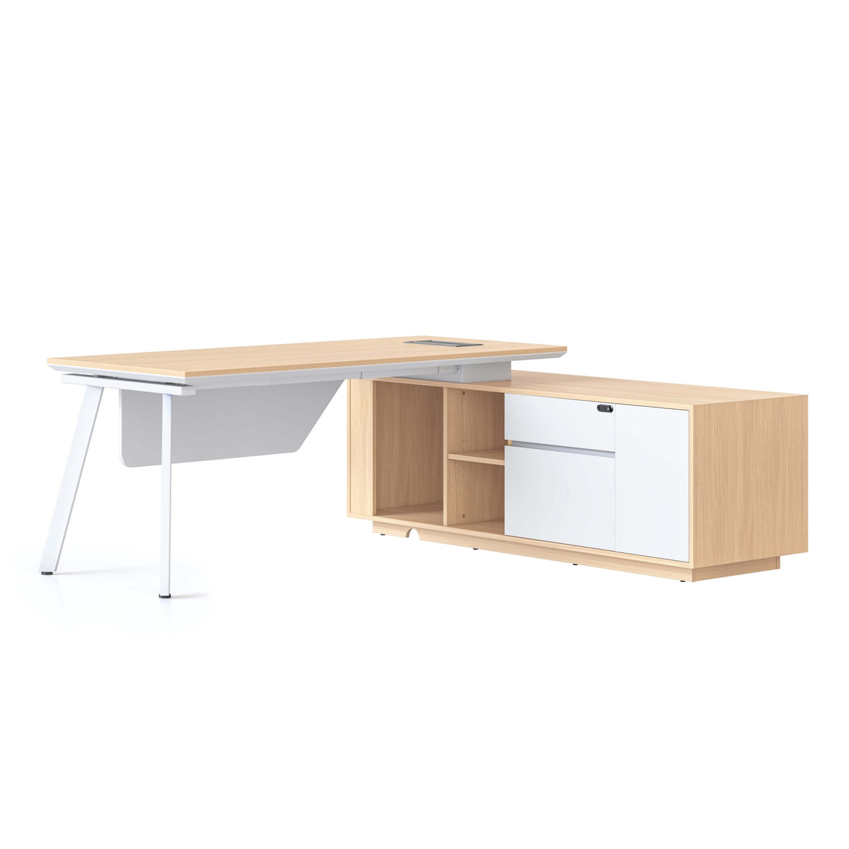 RL Casa Executive Desk with Return Cabinet