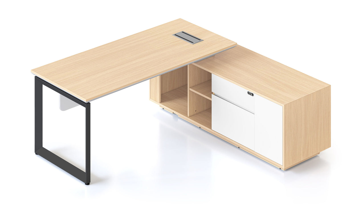 RL Casa Executive Desk with Return Cabinet