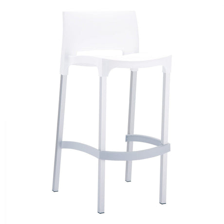 FL Gio Hospitality Outdoor Stackable Bar Stool