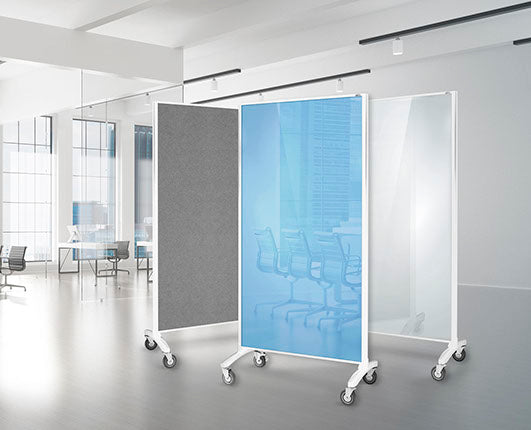 VC Communicate Glassboard Mobile Room Dividers