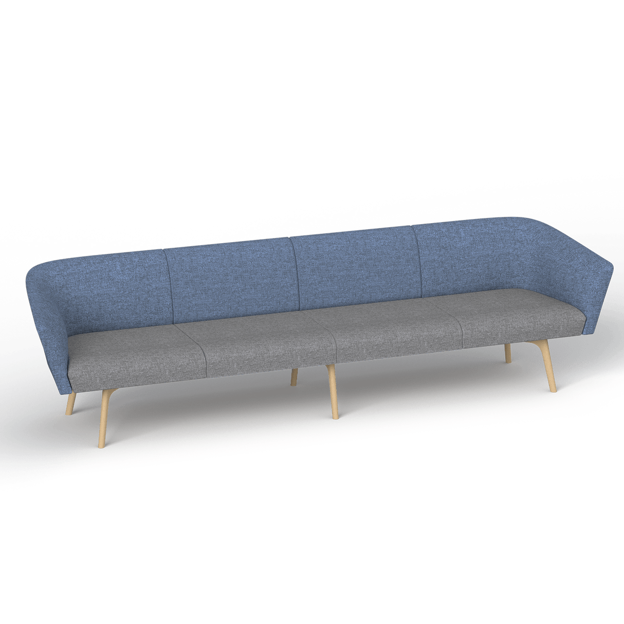 OL Willow Fabric Upholstered Reception Area Sofa with Arms