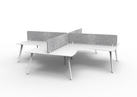 RL Eternity Workstation for 4 Users with Eco Panel Screen