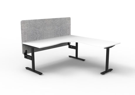 RL Halo Static Corner Workstation with Eco Panel Screen