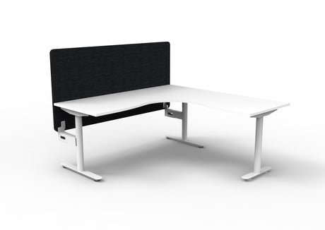 RL Halo Static Corner Workstation with Eco Panel Screen