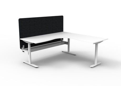 RL Halo Static Corner Workstation with Eco Panel Screen