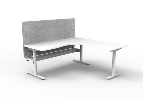 RL Halo Static Corner Workstation with Eco Panel Screen