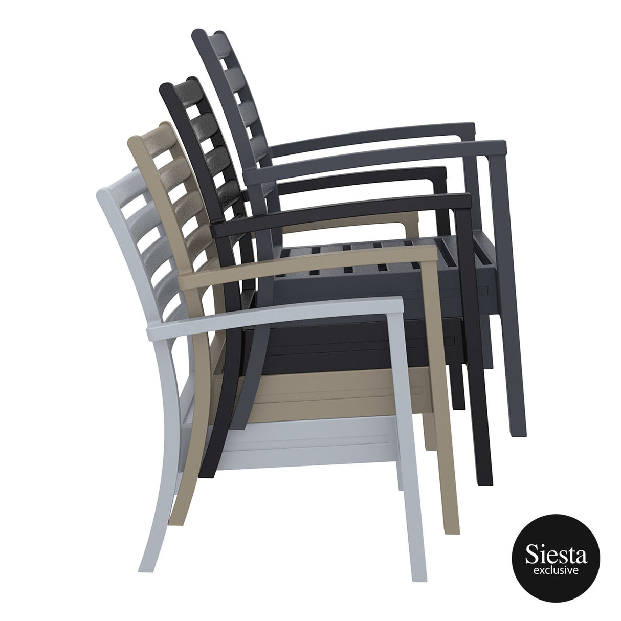 FL Artemis Hospitality Outdoor Armchair with Seat Cushion
