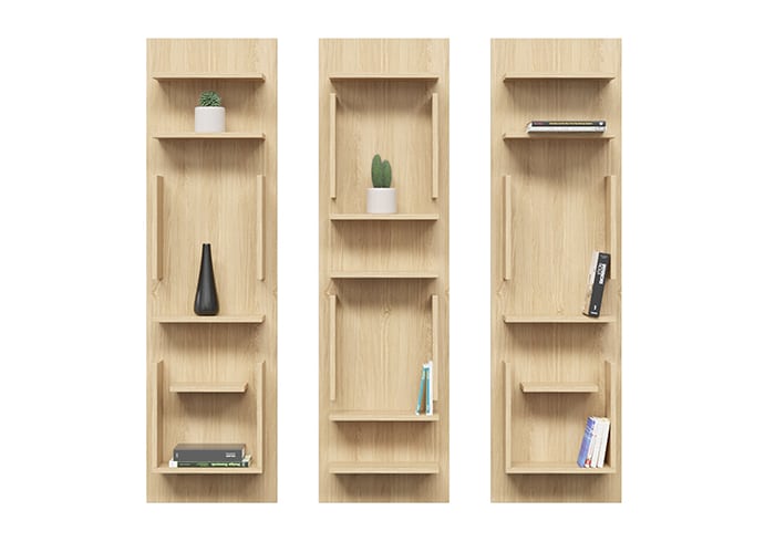 DD Flex Wall Shelves Display Unit