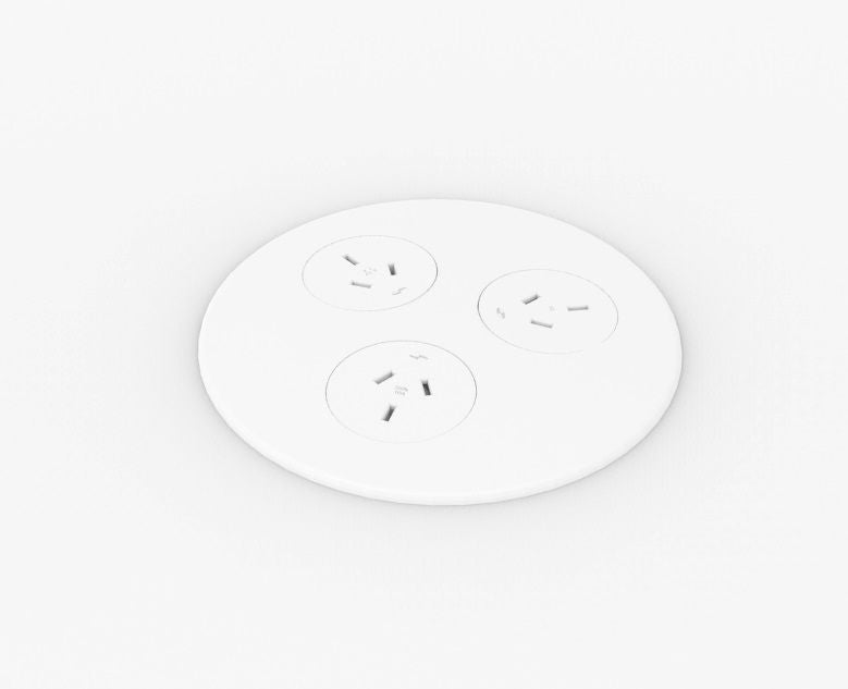 CM Blinky 3 Pin In Desk Power Pod