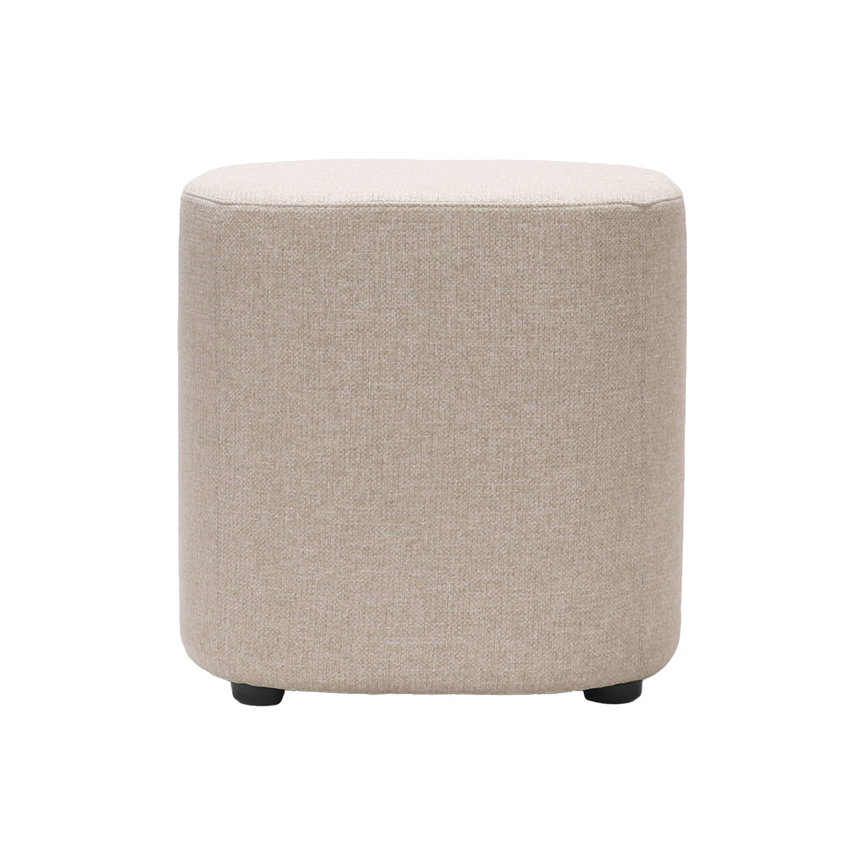 RL Kali Fabric Upholstered Square Ottoman