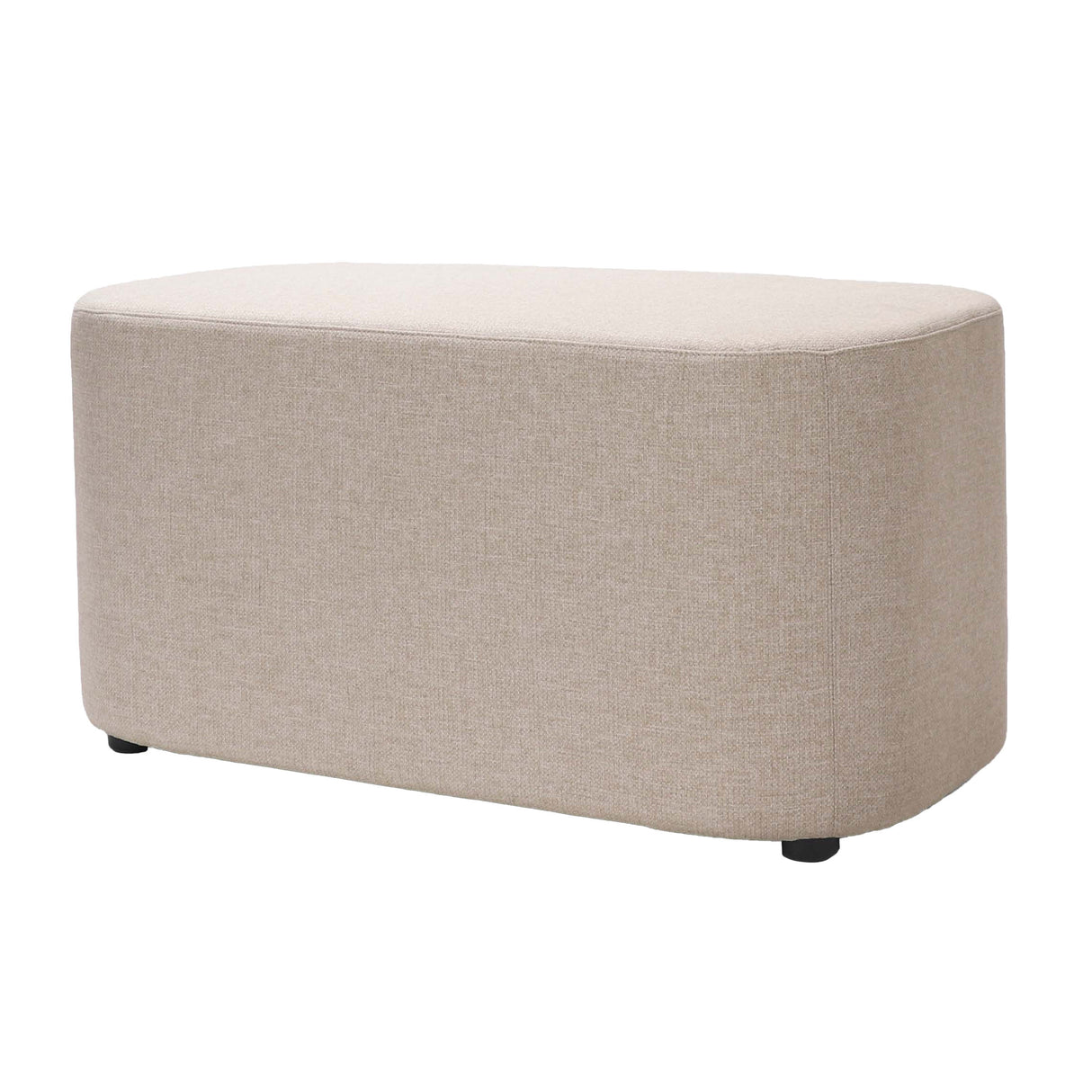 RL Kali Fabric Upholstered Rectangular Ottoman