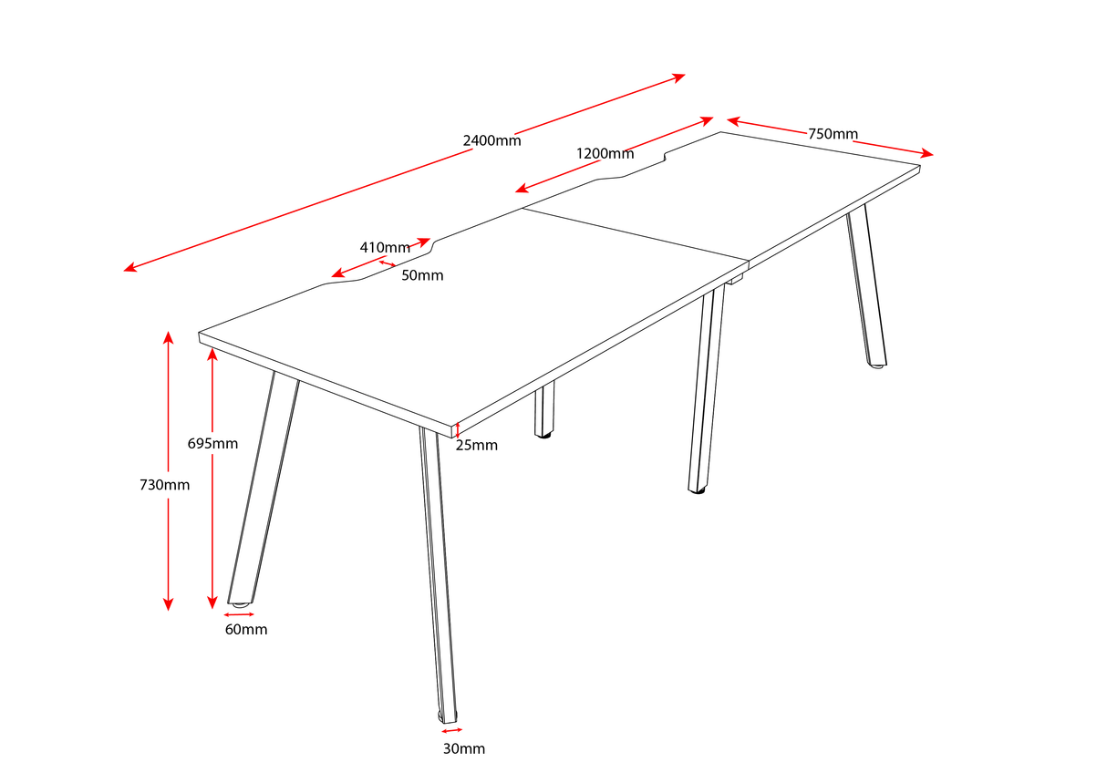 RL Eternity Single Sided Workstation