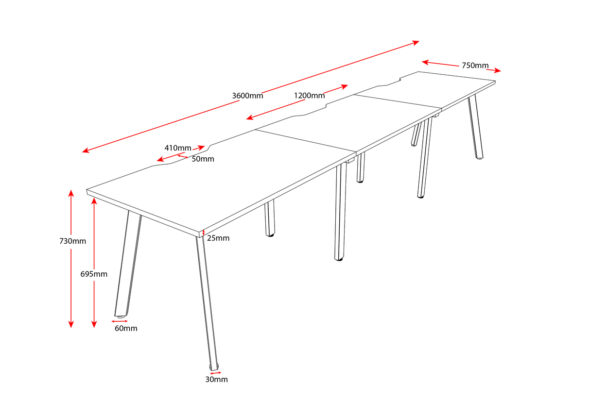 RL Eternity Single Sided Workstation