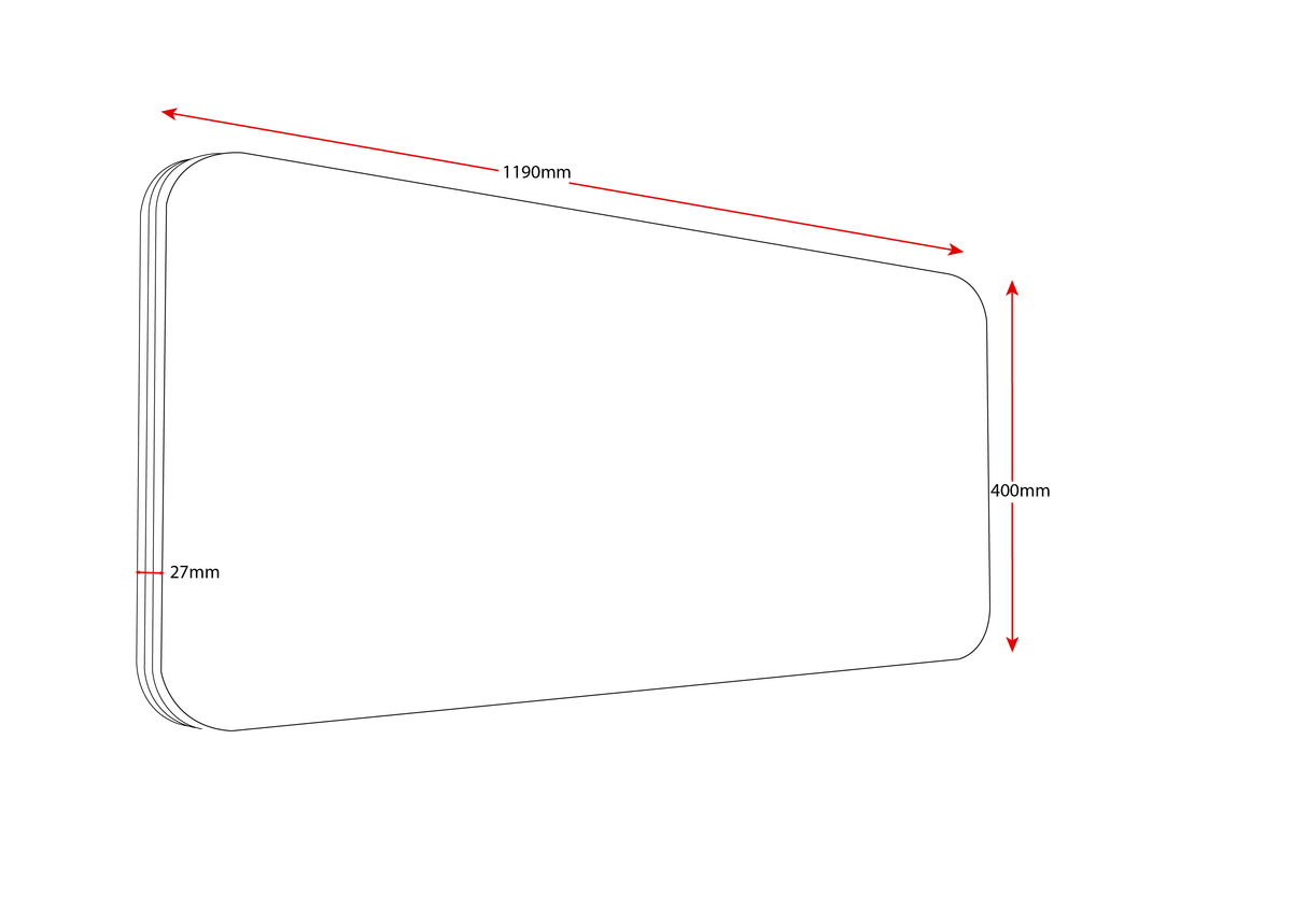 RL NEW Desk Mounted Eco Panel Screen