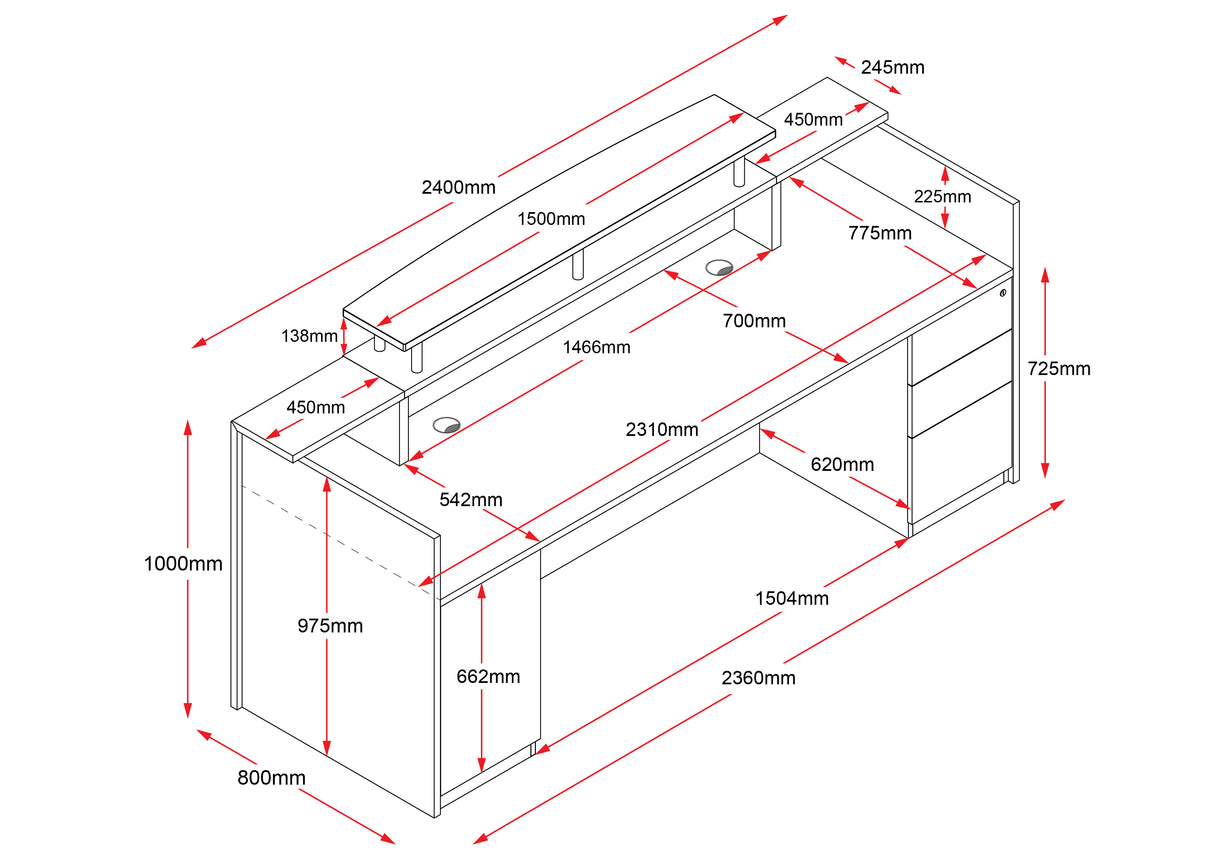 RL Marquee Reception Counter