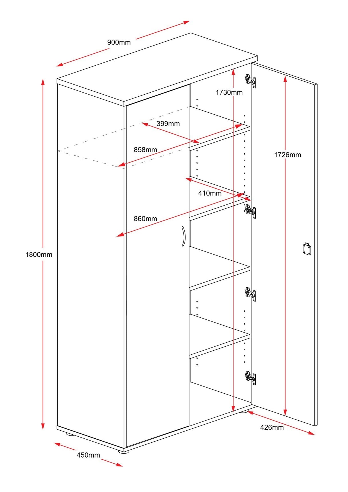 RL Rapid Span Storage Cupboard