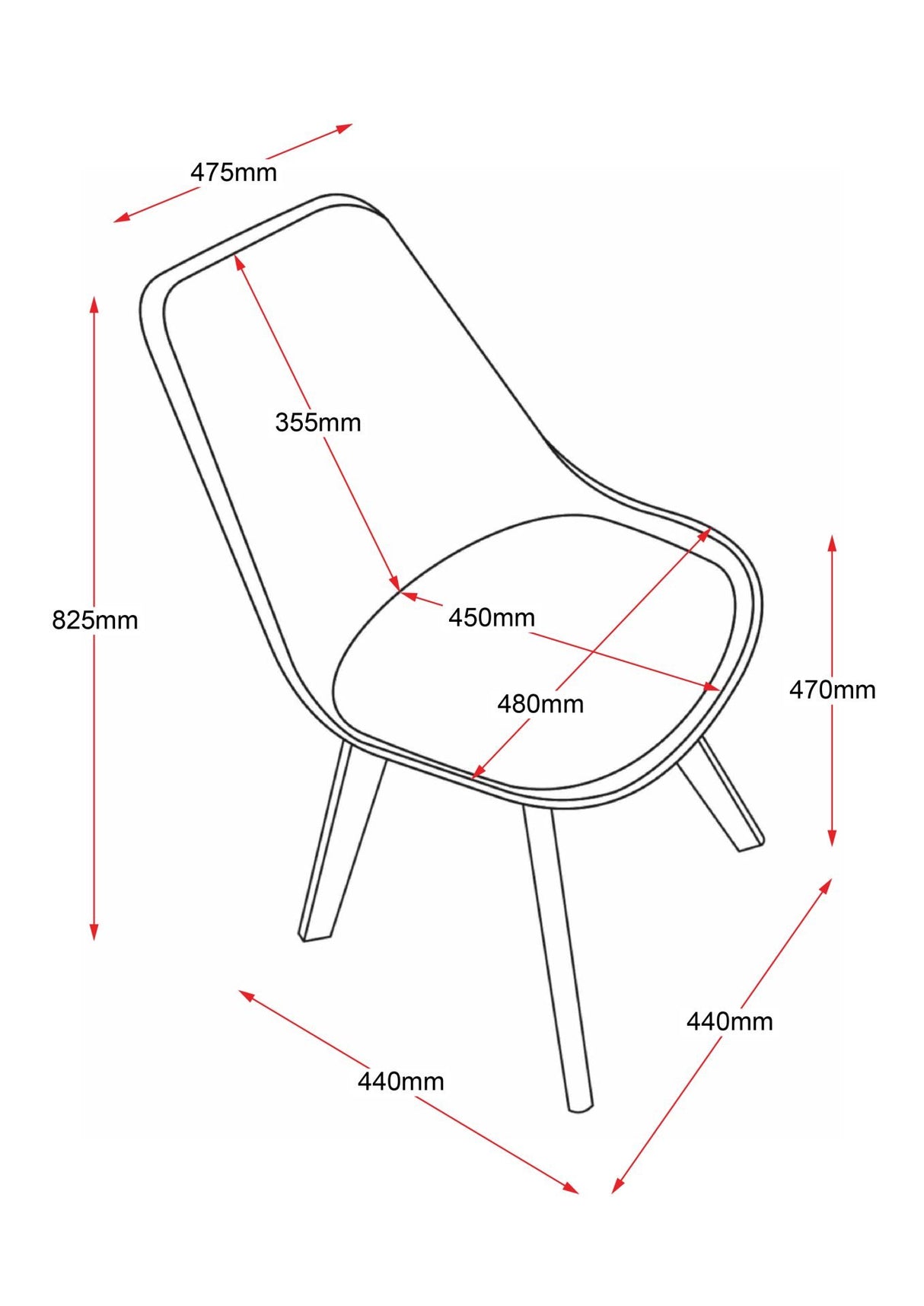 RL Virgo Timber 4 Leg Fabric Upholstered Seat Breakout Chair