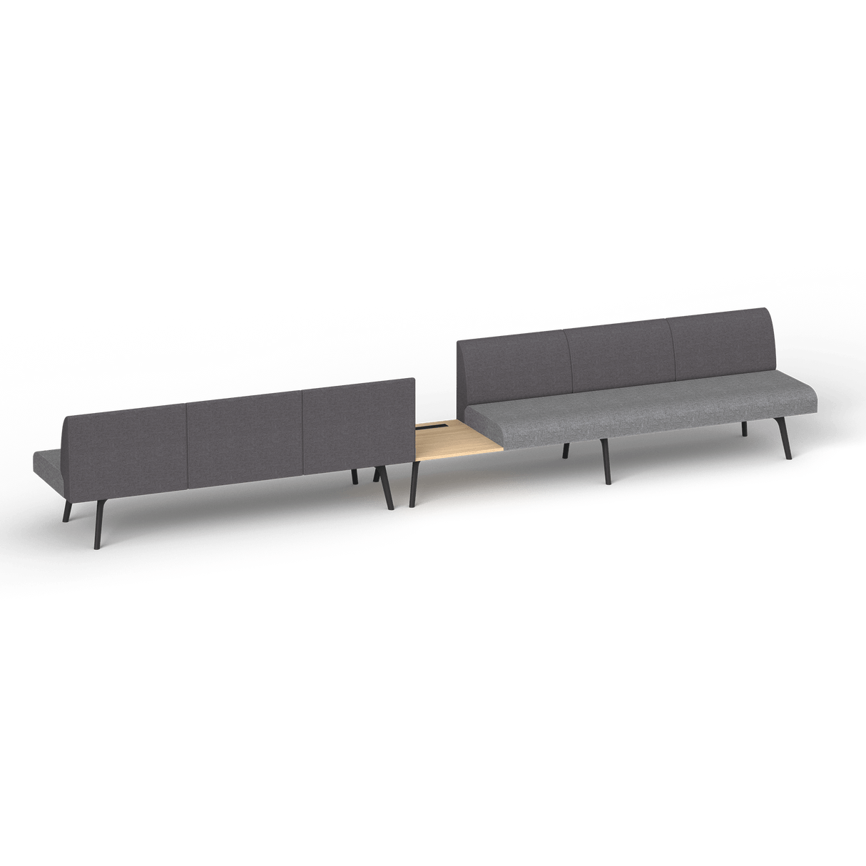 OL Willow Reception Area 6 Seater Sofa with Side Table