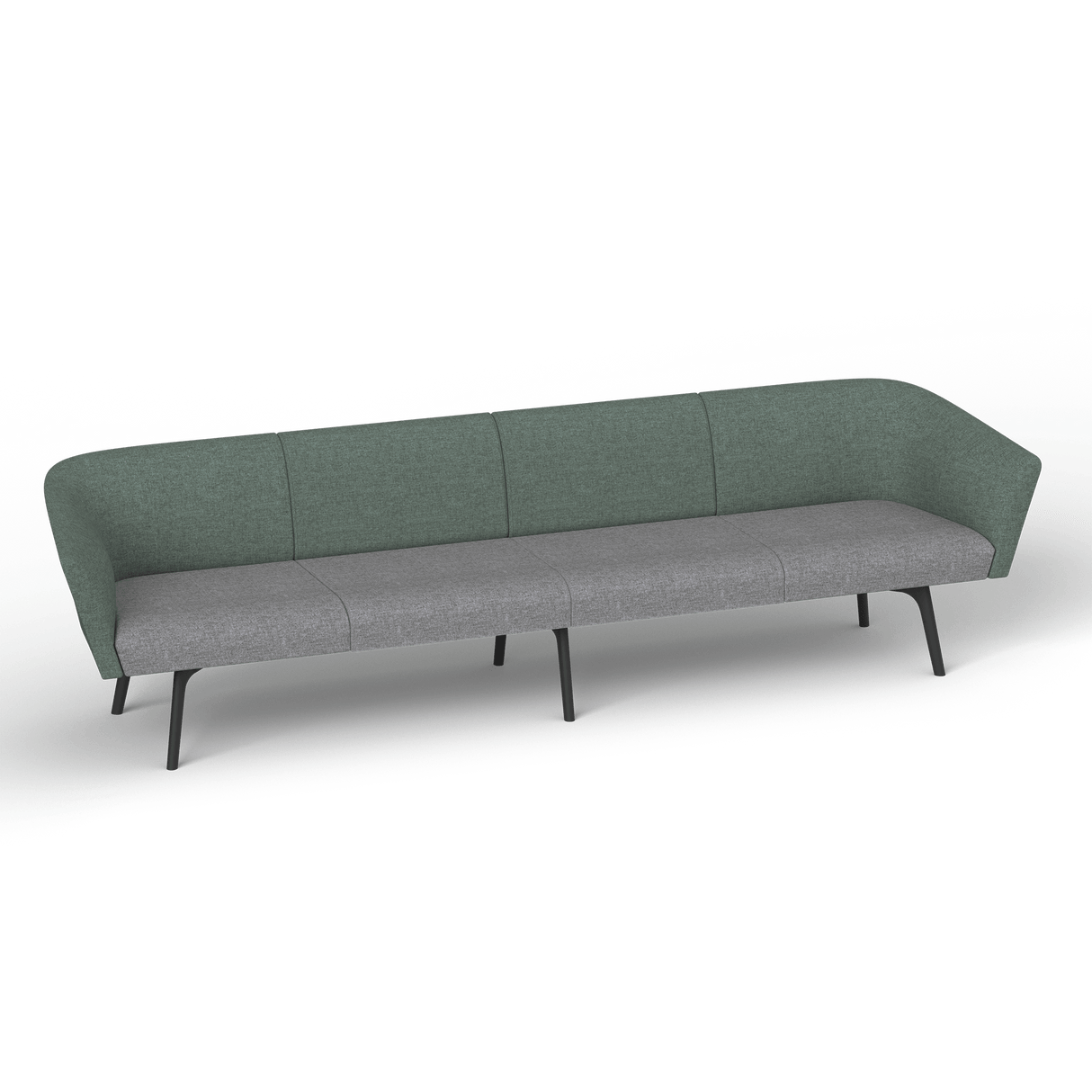 OL Willow Fabric Upholstered Reception Area Sofa with Arms