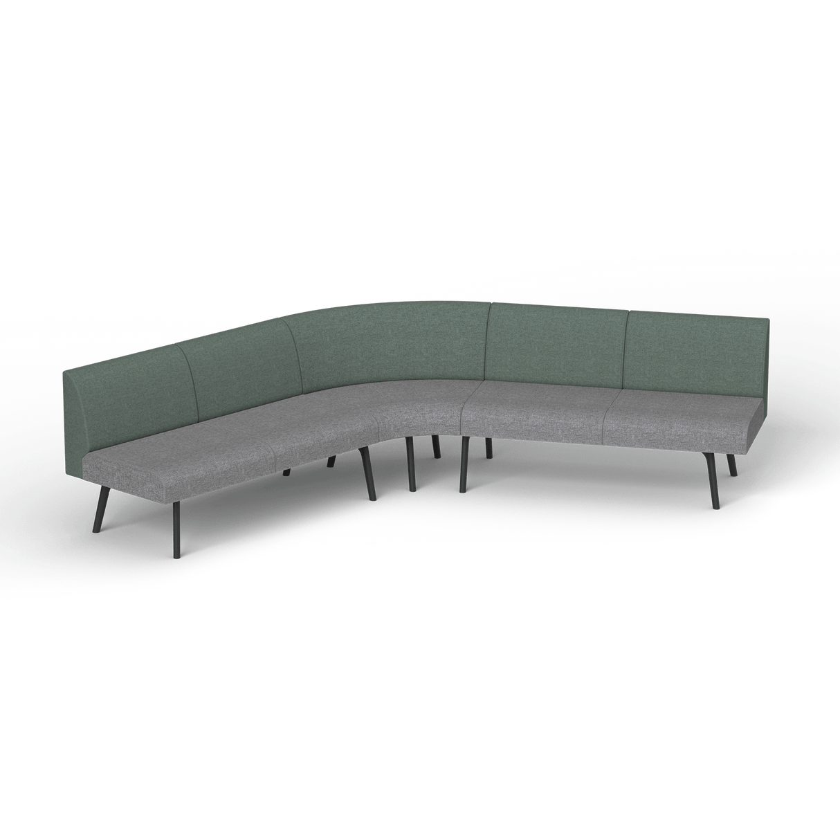 OL Willow Fabric Upholstered Reception Area Corner Sofa