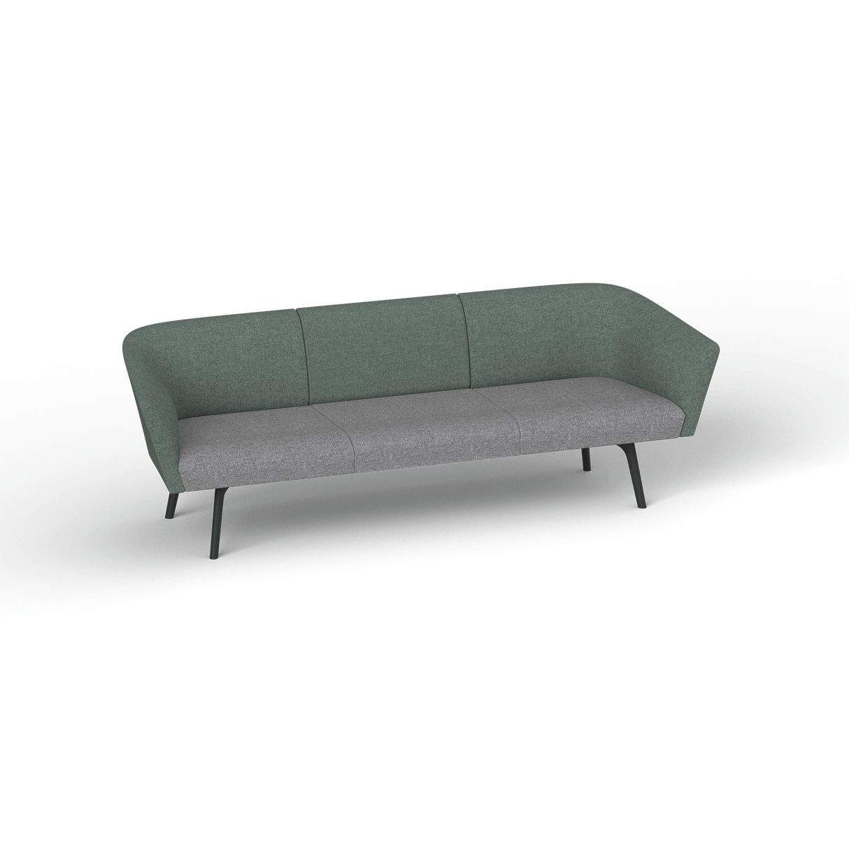 OL Willow Fabric Upholstered Reception Area Sofa with Arms