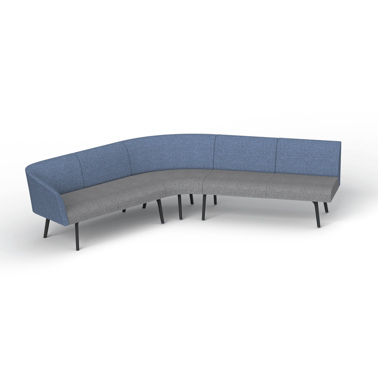 OL Willow Fabric Upholstered Reception Area Corner Sofa