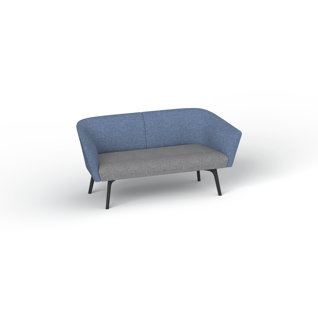 OL Willow Fabric Upholstered Reception Area Sofa with Arms