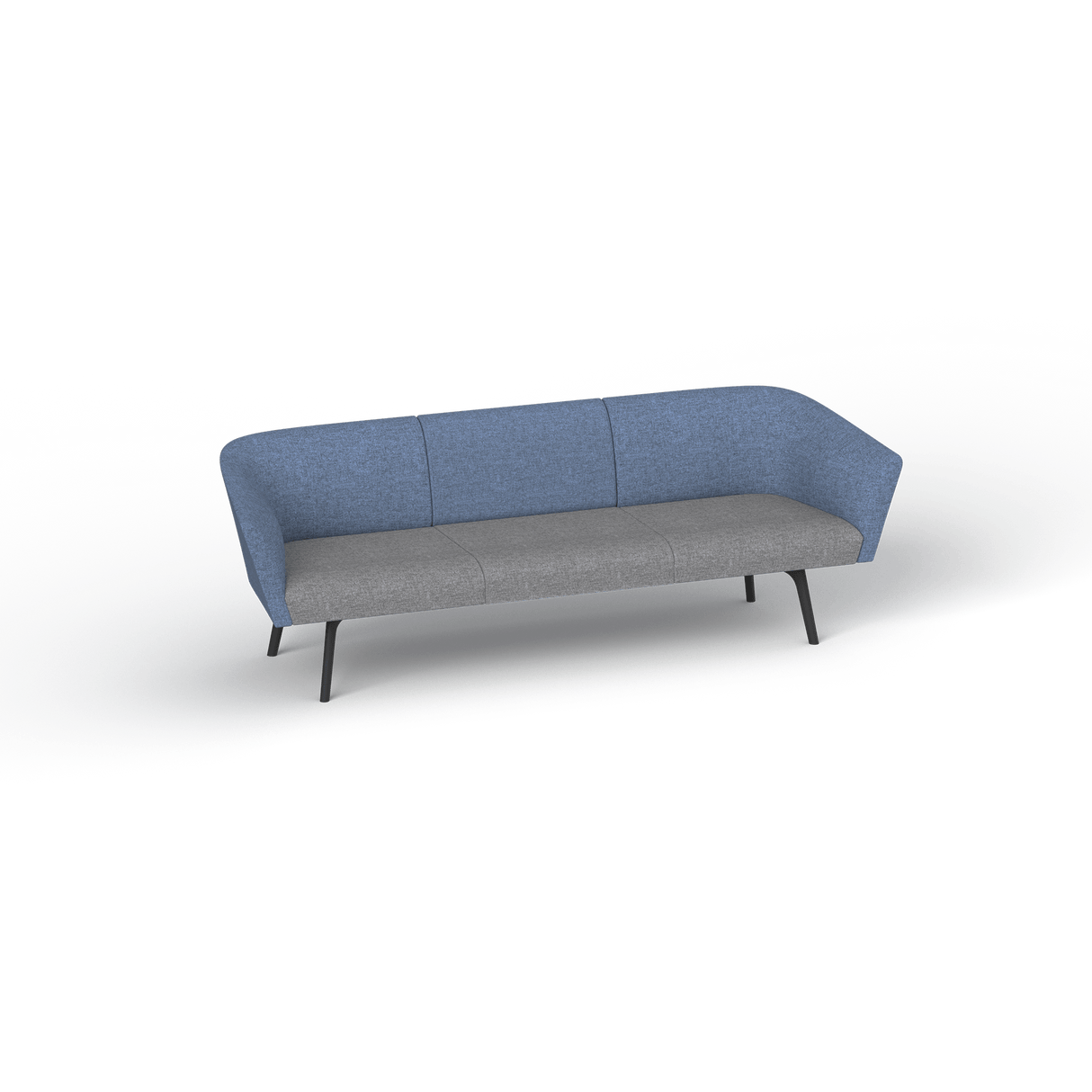 OL Willow Fabric Upholstered Reception Area Sofa with Arms