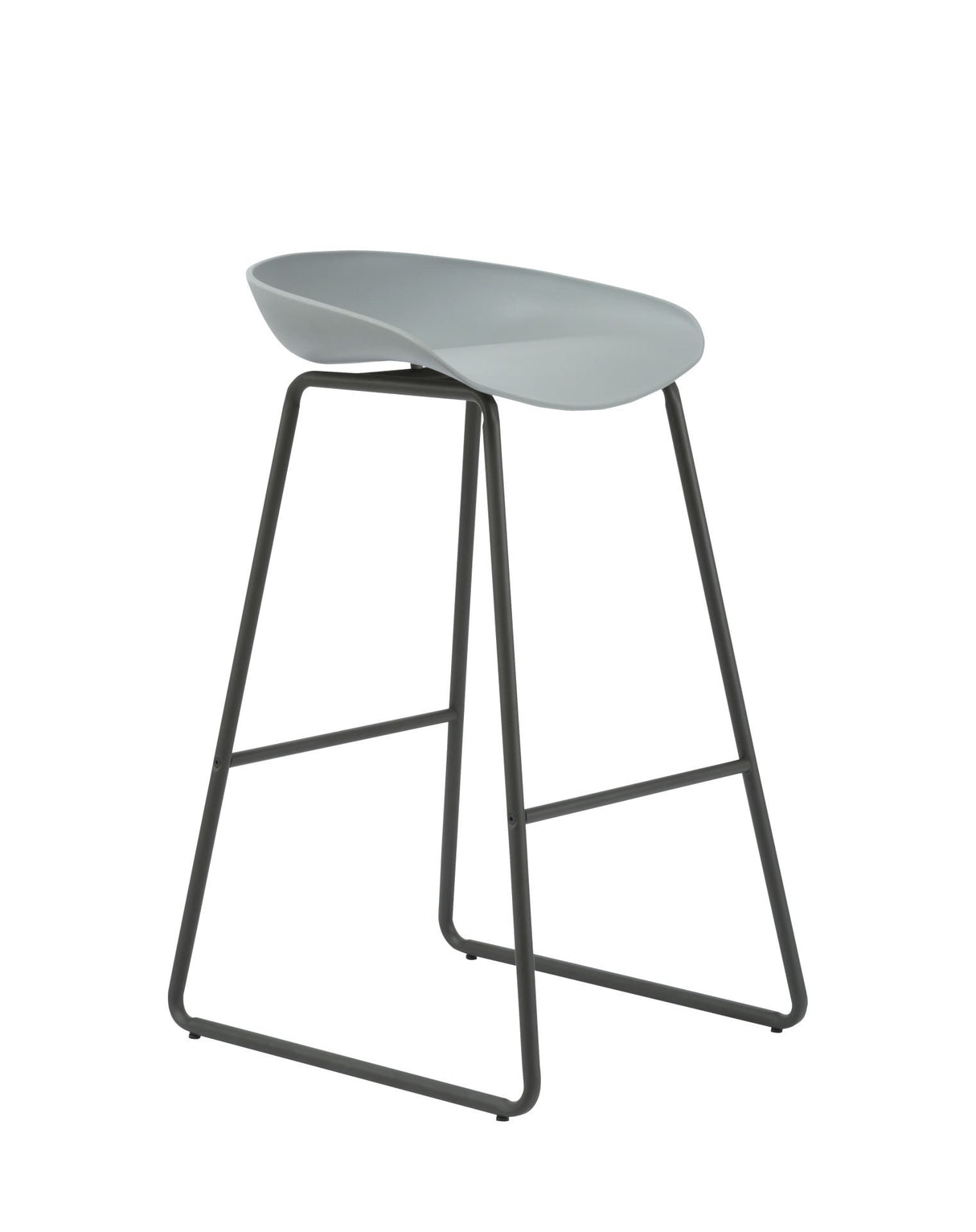 RL Aries Black Metal Frame Hospitality Counter Stool