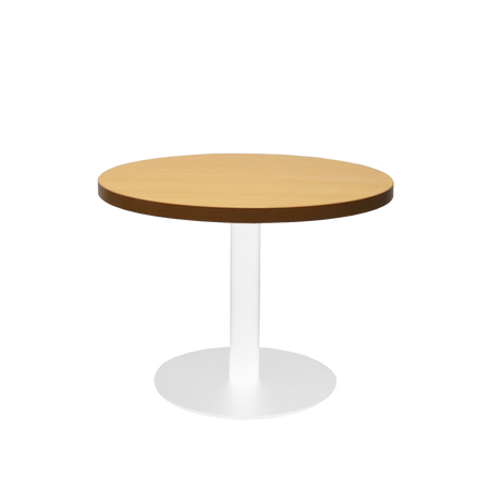RL Estilo Metal Base Round Coffee Table