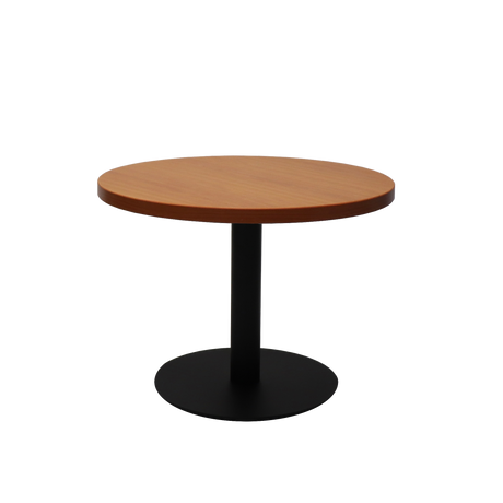 RL Estilo Metal Base Round Coffee Table