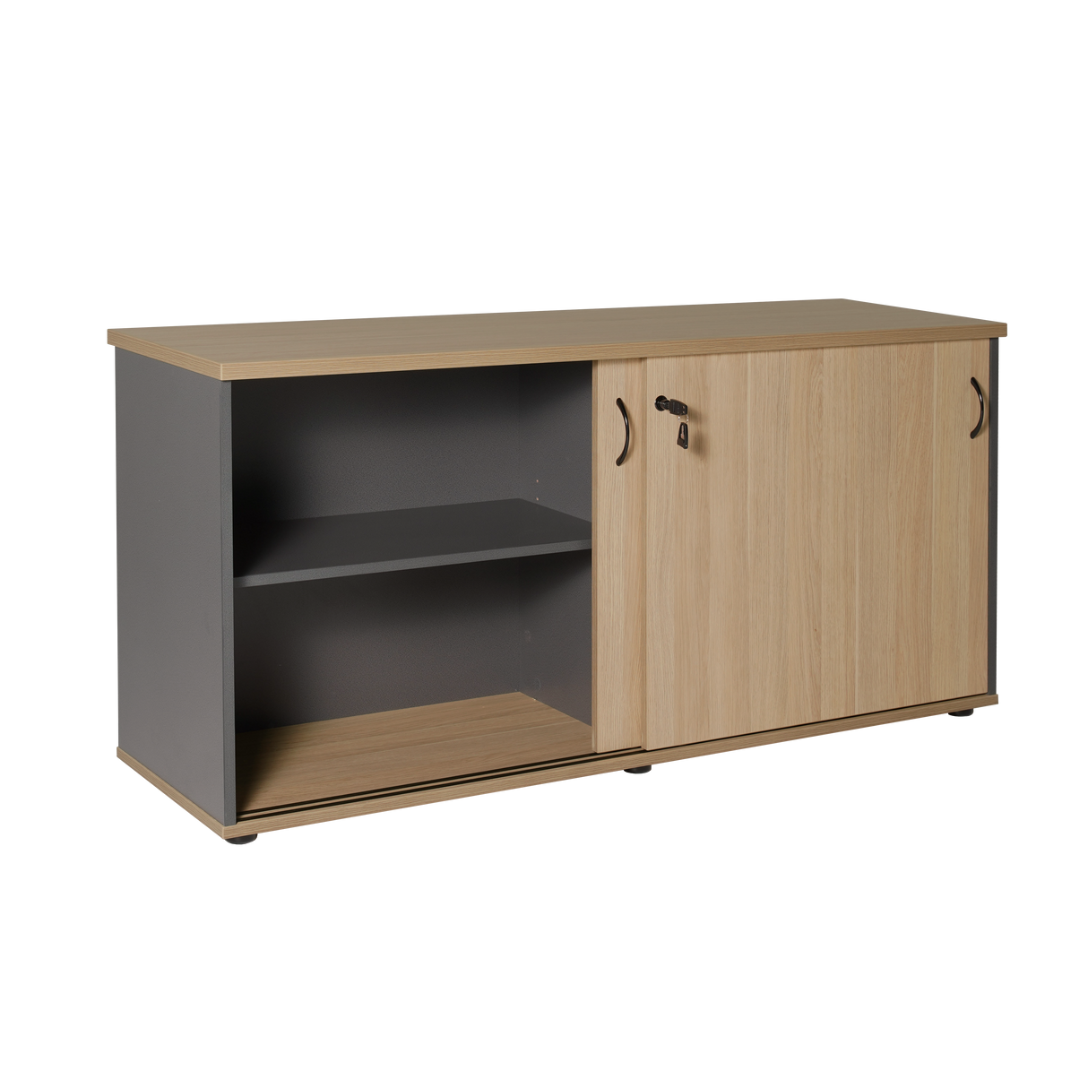RL Rapid Worker Lockable Sliding Door Credenza