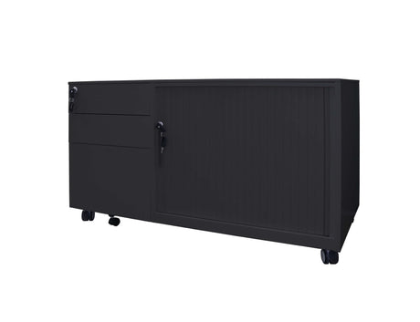 RL Go Steel Lockable 2 Drawer 1 File Drawer Mobile Caddy