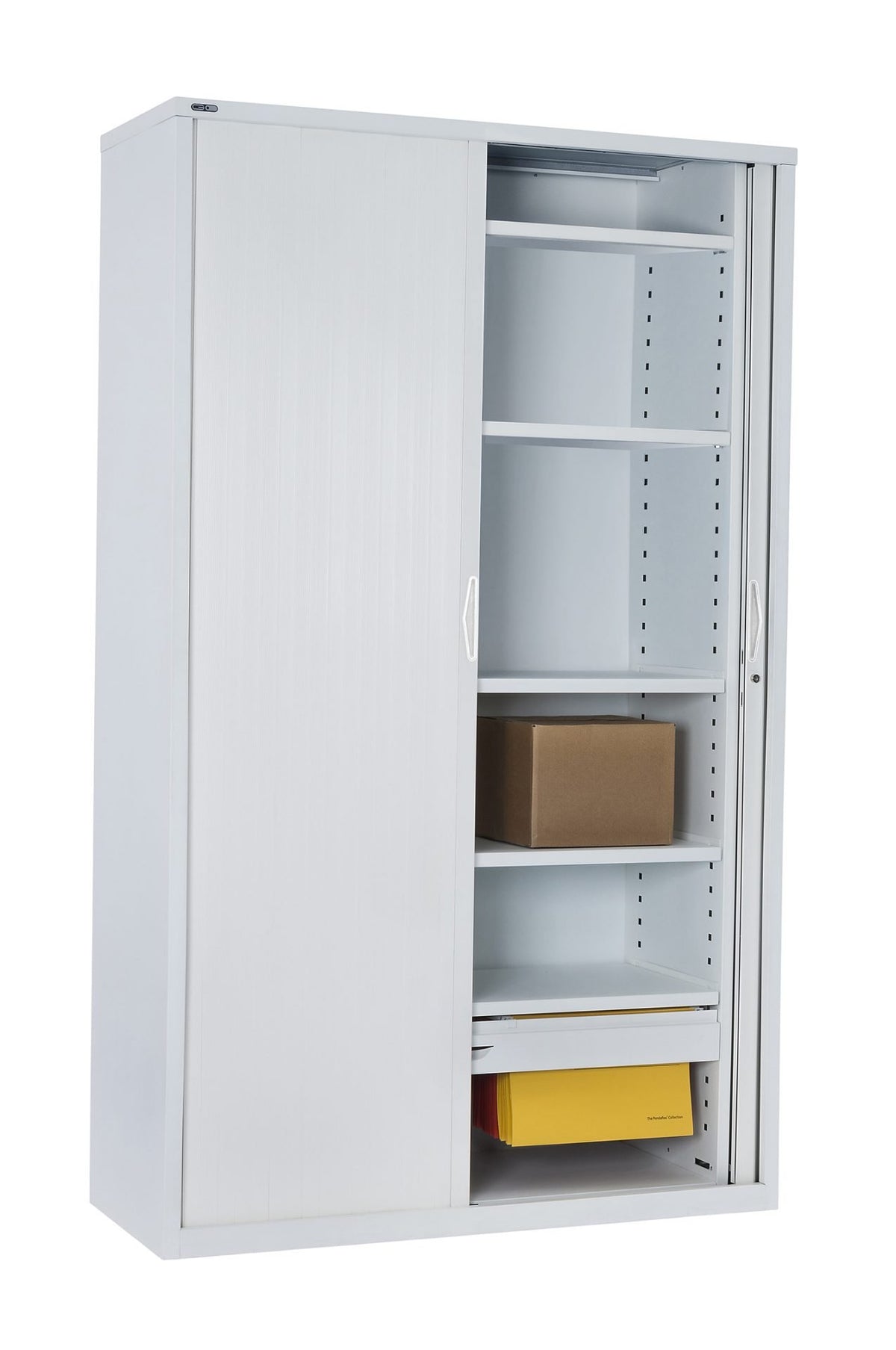 RL GO Tambour 900mm Wide Sliding Door Cupboard