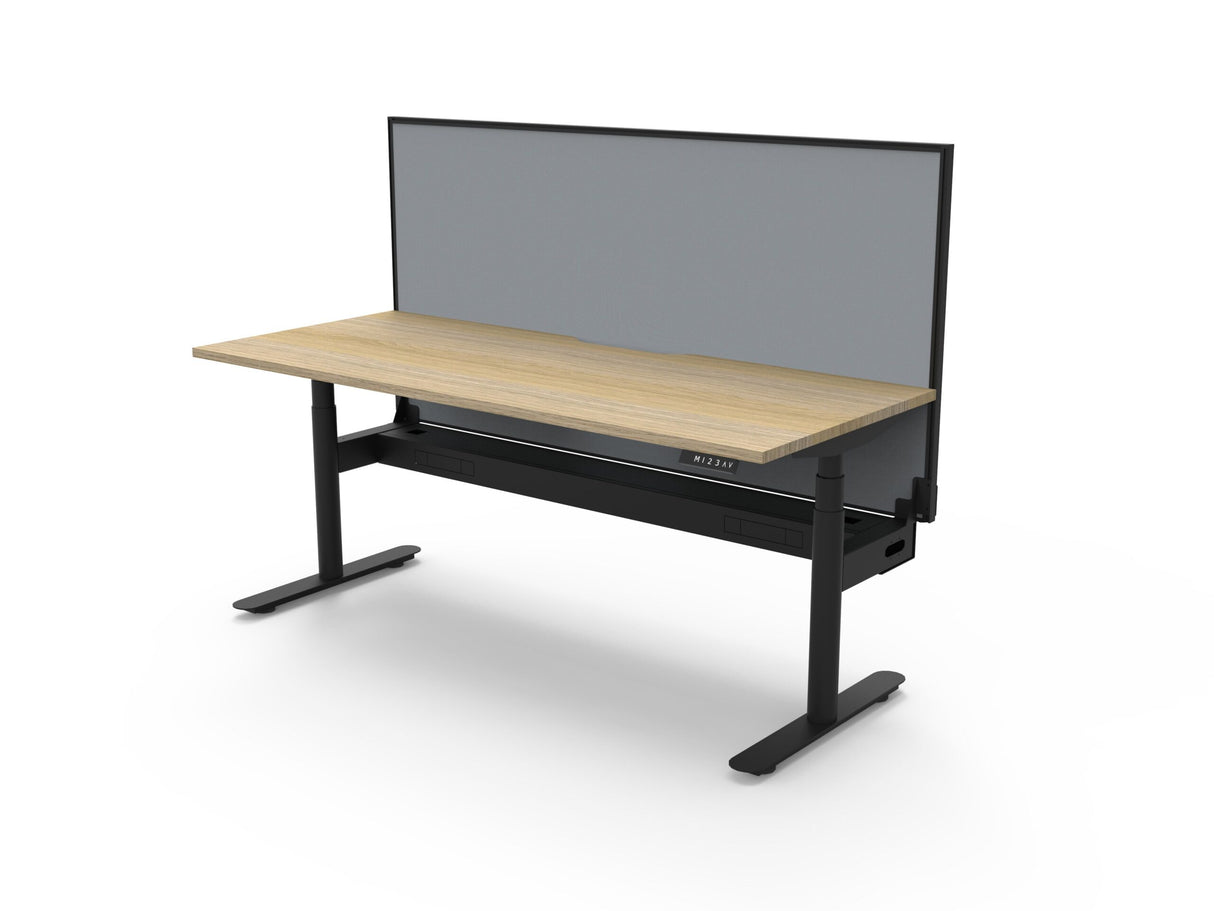 RL Halo Plus Motorized Height Adjustable Desk with SHUSH30 Screen