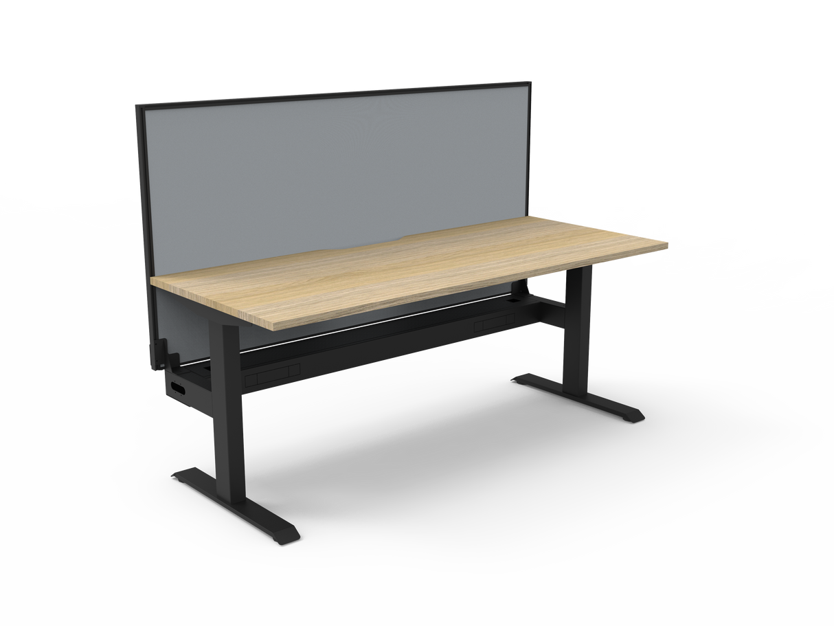 RL Boost Static Single Sided Workstation with Aluminium Framed Screen