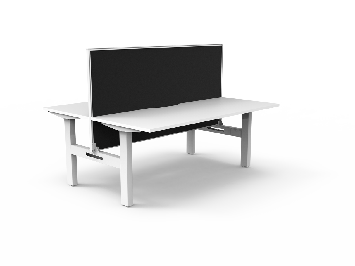 RL Boost Static 2-User Double Sided Workstation with SHUSH30 Screen