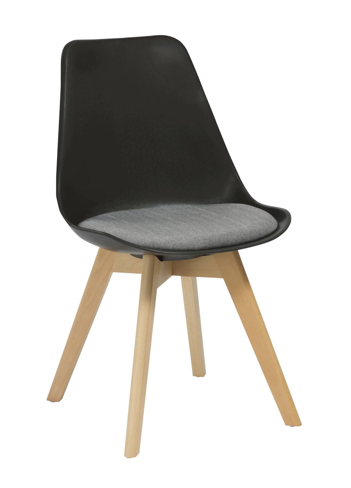 RL Virgo Timber 4 Leg Fabric Upholstered Seat Breakout Chair
