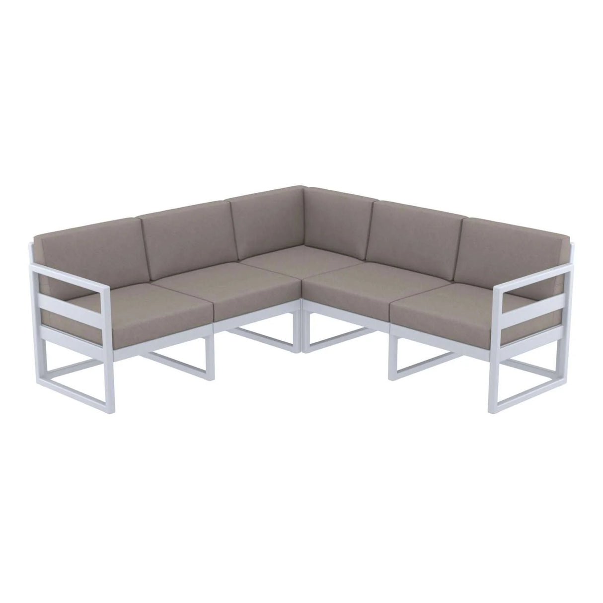 FL Mykonos Hospitality Outdoor Corner Lounge with Cushion
